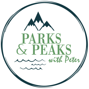 logo Parks & Peaks with Peter
